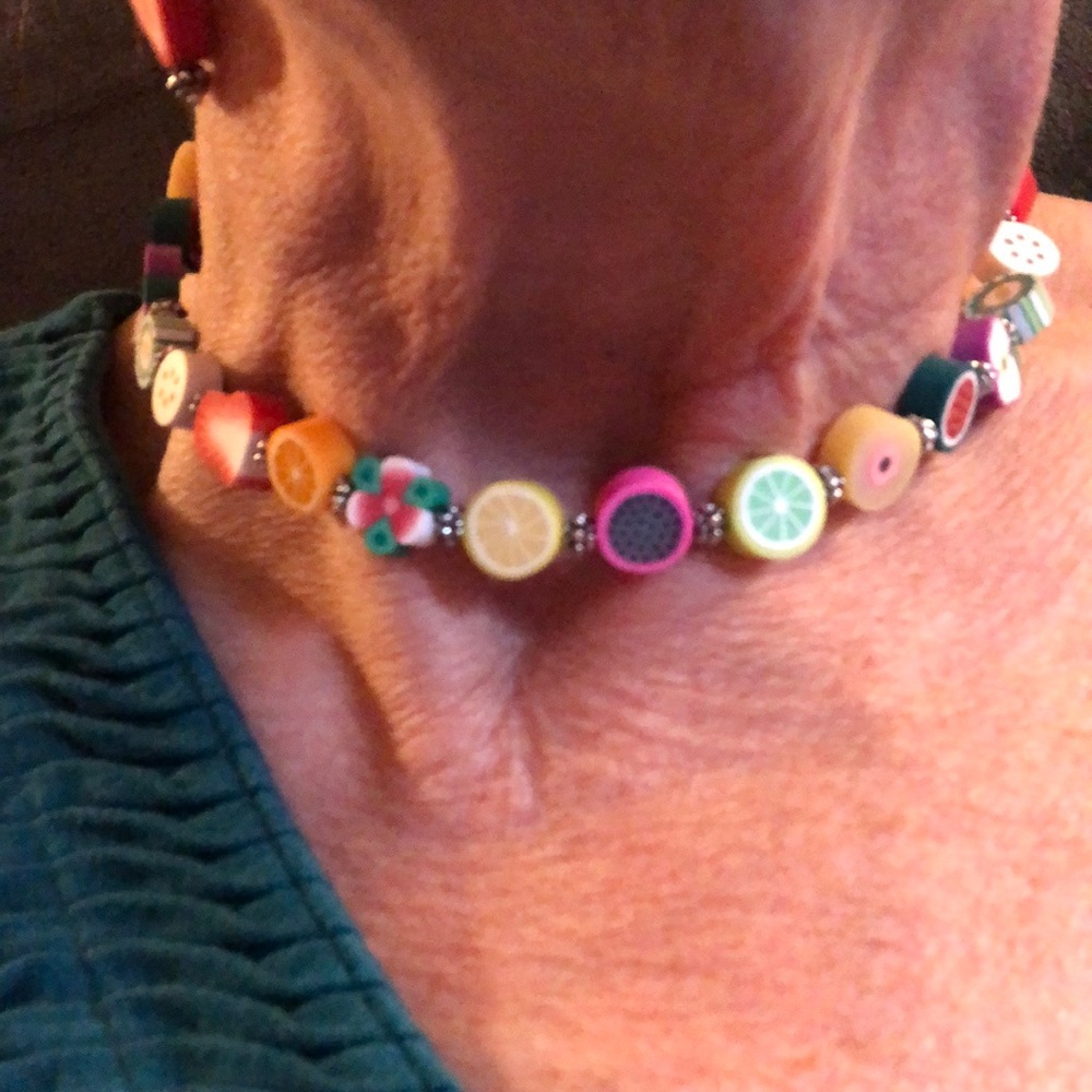 Any length choker, fruit